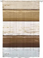 Sheer Curtains 72 Inches Long, Wood Grain Brown Semi Sheer Curtains Light by Unknown