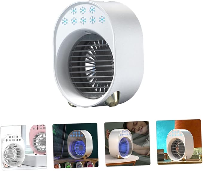 Cabilock 1pc Usb Desktop Air Cooler Conditioner Fan Multi-filtering Compact - Image 3