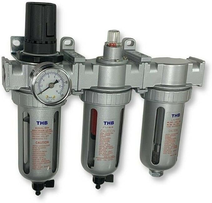 3/8" COMPRESSED AIR FILTER REGULATOR/DESICCANT DRYER/COALESCING FILTER - Image 5