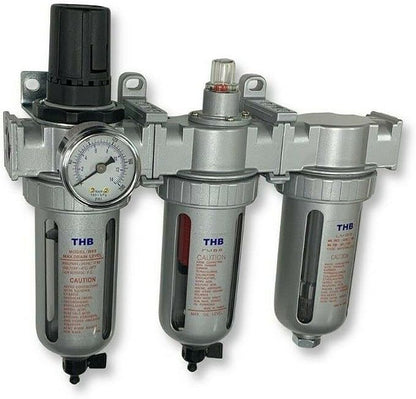 3/8" COMPRESSED AIR FILTER REGULATOR/DESICCANT DRYER/COALESCING FILTER - Image 5