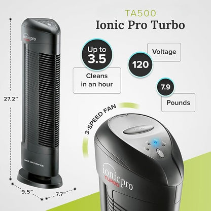 Ionic Pro Turbo Ionic Air Purifier Tower - Image 9