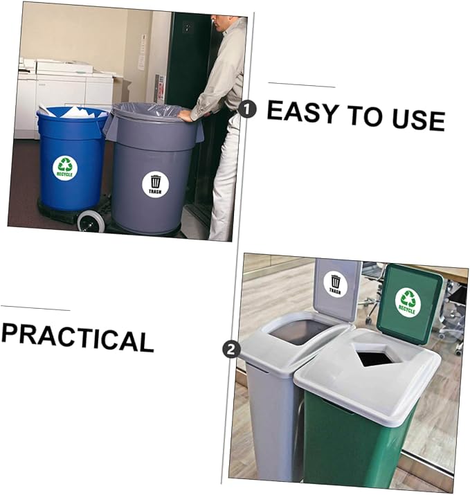Garbage Classification Labels Self-Adhesive Bin Stickers - Image 2