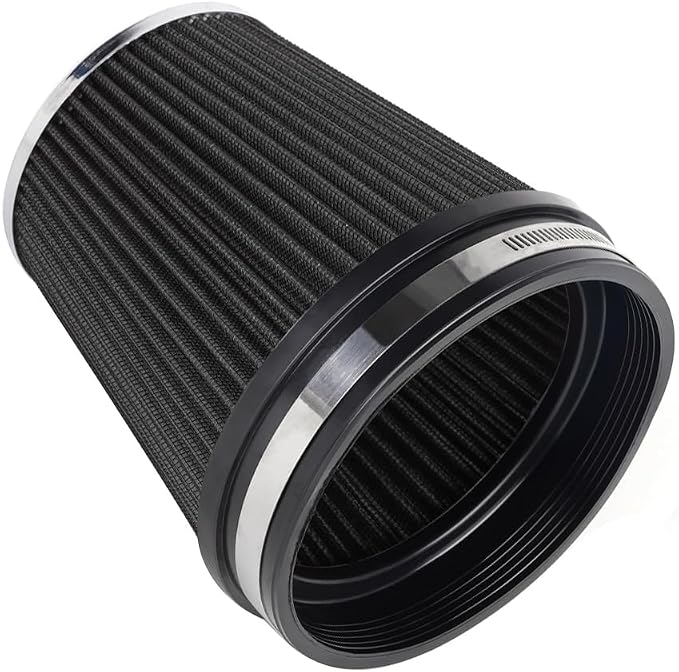 MUGE RACING 6" 152 mm High Flow Inlet Air Filter, Air Intake Cone Filter by MUGERACING