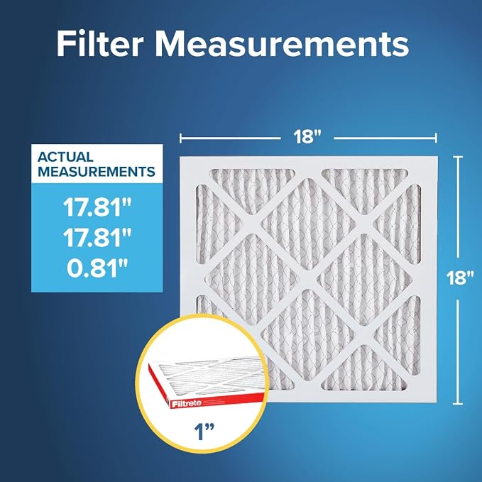 Filtrete 18x20x1 AC Furnace Air Filter, MERV 11, MPR 1000, Micro Allergen - Image 2