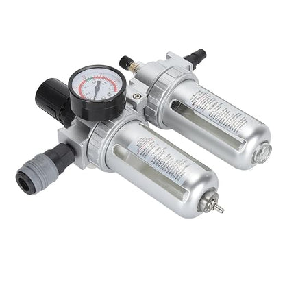 1/4 Inch Aluminum Alloy Air Filter Pressure Regulator, Compressed Air Line - Image 5