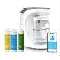 AquaTru Carafe Smart Countertop Water Purifier | App-Connected 4-Stage Reverse by AQUATRU
