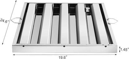 New Star Foodservice 54408 Stainless Steel Hood Filter 20" W x 25" H - Image 7