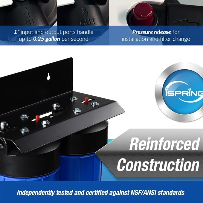 iSpring WGB21B-KS 2-Stage Whole House Water Filtration System - Image 7