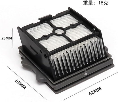 Spare Soft Lint Roller Brush, Hepa Filter, Scrubber Components, Compatible - Image 4