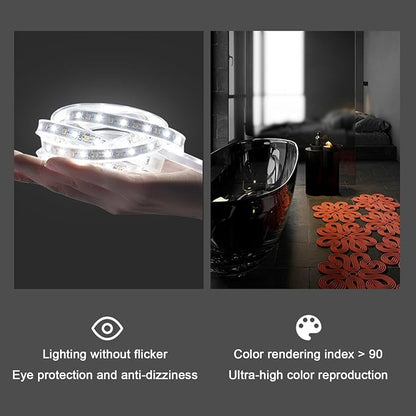 Illuminated LED Bathroom Mirror，Smart Lighted Bathroom Mirror - Image 8