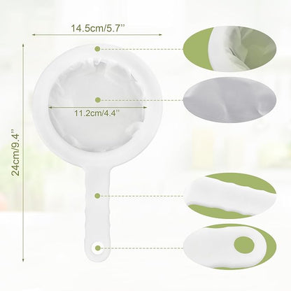 Quacc Nylon Fine Mesh Strainer Plastic Net Strainer 200 Mesh Kitchen Sieve - Image 5