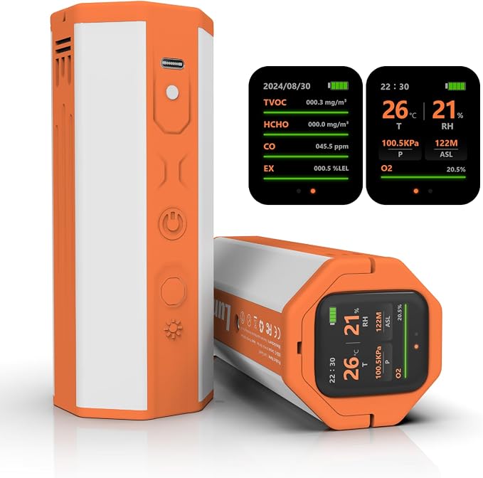 Portable Air Monitor, Lumopal Air Sensor by Lumopal