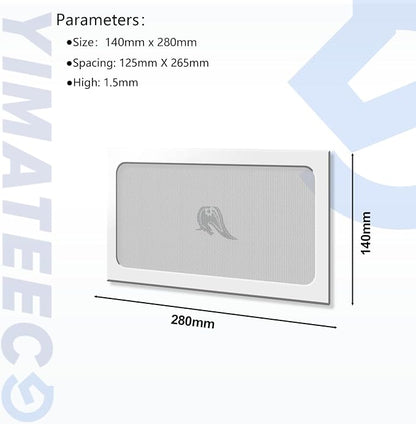 Dust Filter PC 280mm Magnetic Fan Dust Mesh Filter - Image 4