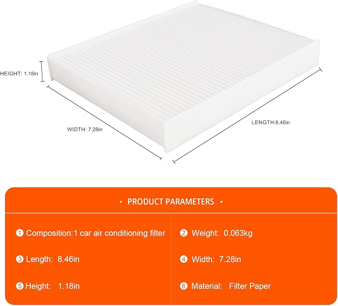 Original Equipment Manufacturer Cabin Air Filter Compatible - Image 6