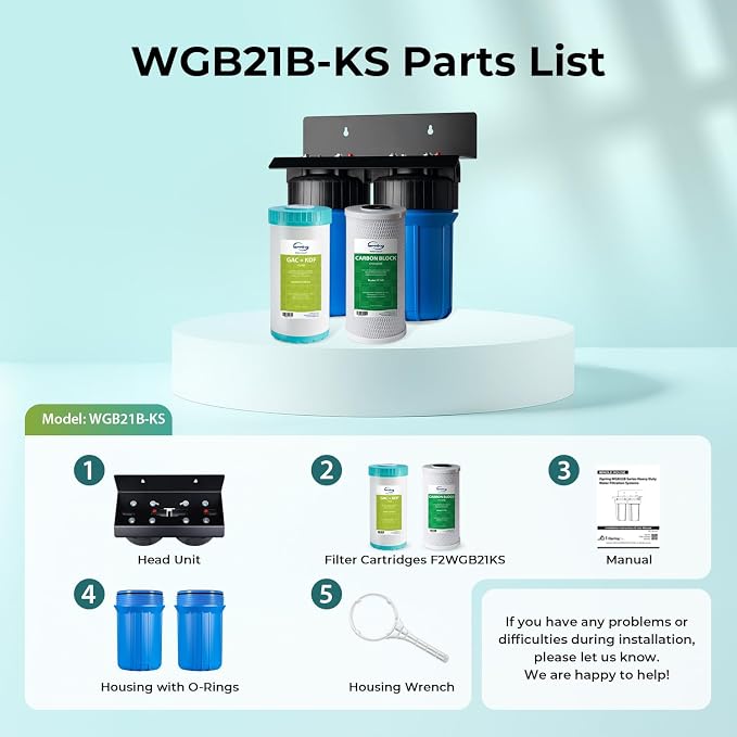 iSpring WGB21B-KS 2-Stage Whole House Water Filtration System - Image 6
