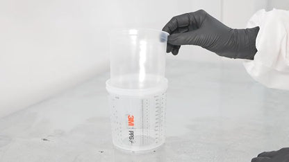 3M PPS 2.0 Spray Gun Cup, Lids and Liners Kit, 6 Ounces, 200-Micron Filter - Image 10