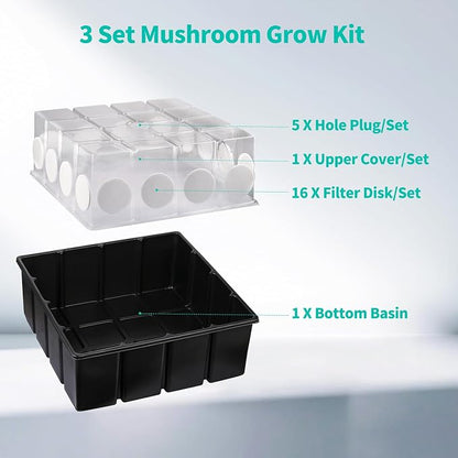 3 Set Mushroom Grow Kit Monotub - Image 6