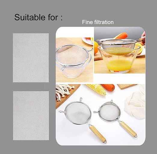 1Pcs 200 Mesh 304 Stainless Steel Fine Pollen Screen Filtration Woven Wire Mesh - Image 4