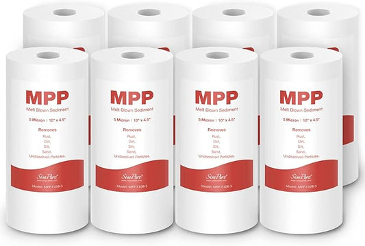 SimPure Sediment Water Filters, 5 Micron 10" x 4.5" Whole House Water Filter by SimPure_Water