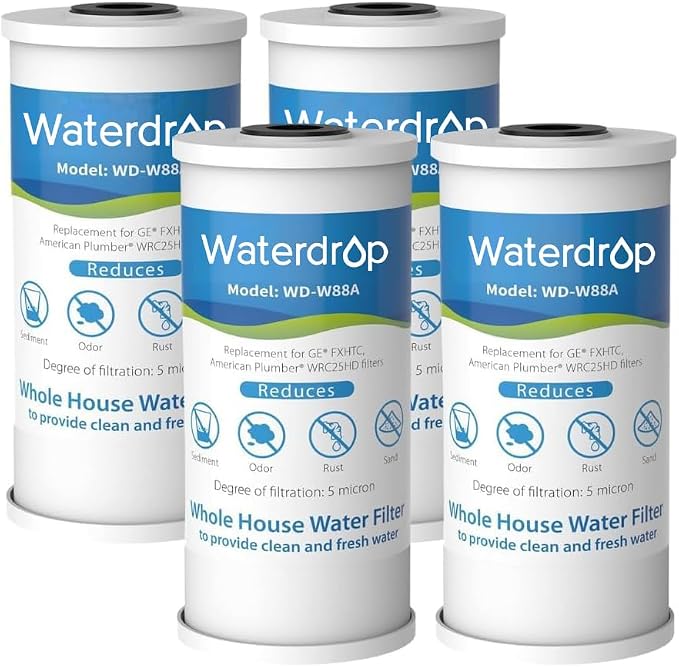 Waterdrop FXHTC Whole House Carbon Water Filter, Replacement by Waterdrop