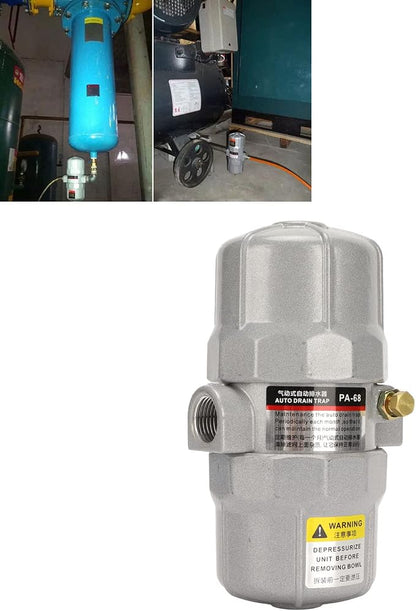 Universal Automatic Drain Valve Pneumatic Filter, 1/2in NPT Interface Drainage - Image 6