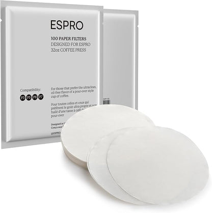 ESPRO 100 Count Coffee Paper Filters by ESPRO