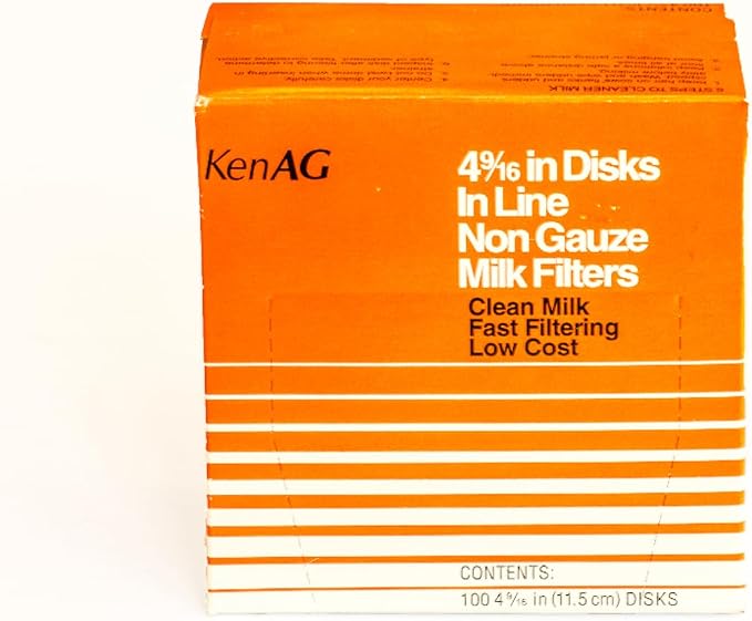 Ken-Ag Milk Filter Disks 4-9/16" by Shenandoah+Homestead+Supply