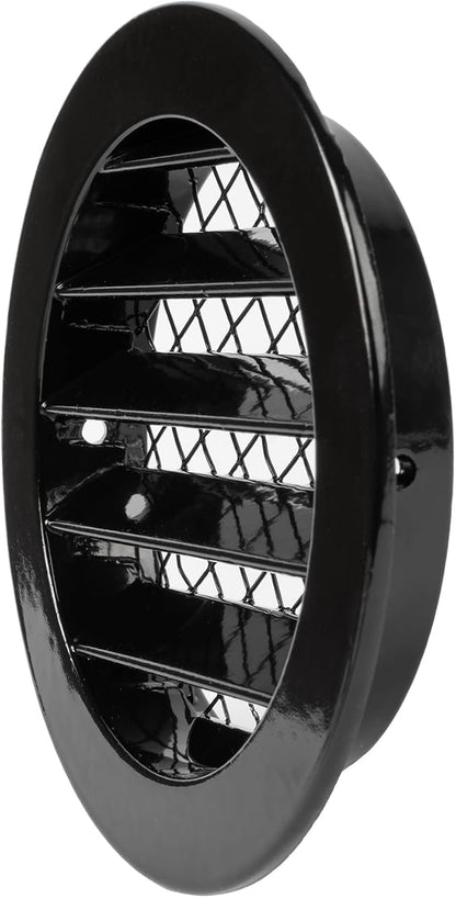 Repa Market 4" Inch Aluminum Black Soffit Air Vent Cover - Image 8