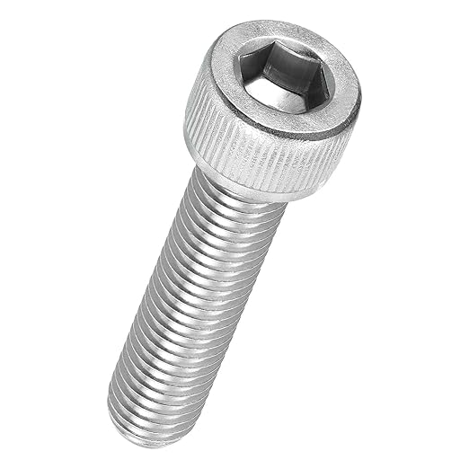 Kozelo 12pcs Socket Head Cap Screws - [M10-1.5 x 50mm] 304 Stainless Steel Allen Socket Drive for Electrical Motor 3D Printing Fan Engine Replacement Use, Silver