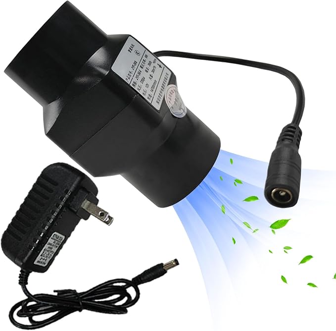 2 Inch Inline Duct Fan 12V 6W Extractor Fans Variable Speed Ventilation by Unknown