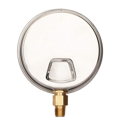 MEASUREMAN 4" Dial Size, Glycerin Filled Plumbing Pressure Gauge, Stainless - Image 4