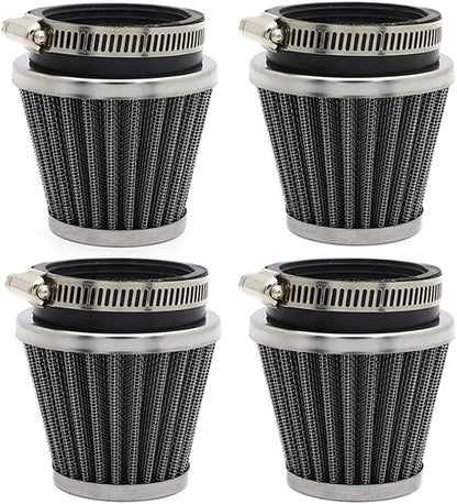 4x 54MM Air POD Filters For Kawasaki KZ KZ750 KZ1000 KZ1100 GPZ750 ZX900 Suzuki by JIK