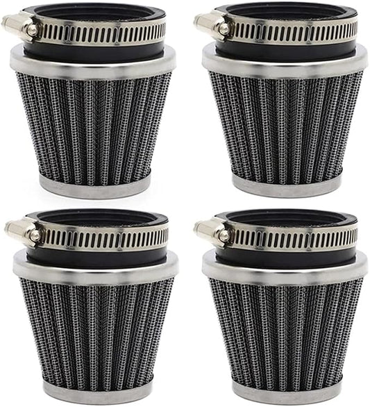 4x 54MM Air POD Filters For Kawasaki KZ KZ750 KZ1000 KZ1100 GPZ750 ZX900 Suzuki by JIK