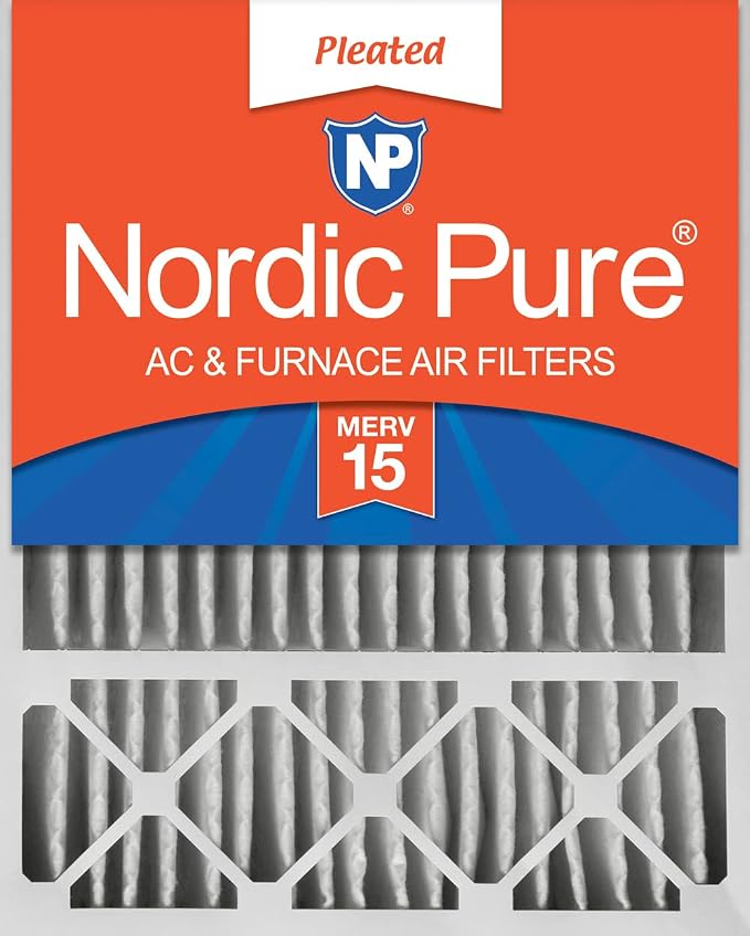 Nordic Pure 20x25x5 Honeywell/Lennox Replacement MERV 15 Air Filter 1 Pack by NordicPure