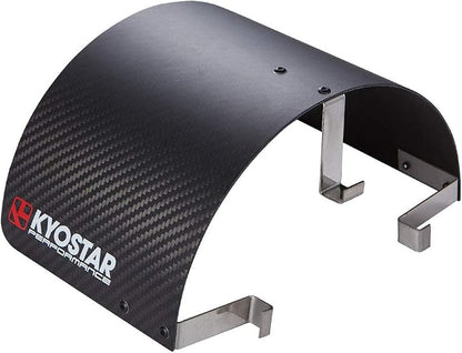 Kyostar Universal 100% Real Carbon fiber Air Filter Heat Shield Cover Burning - Image 2
