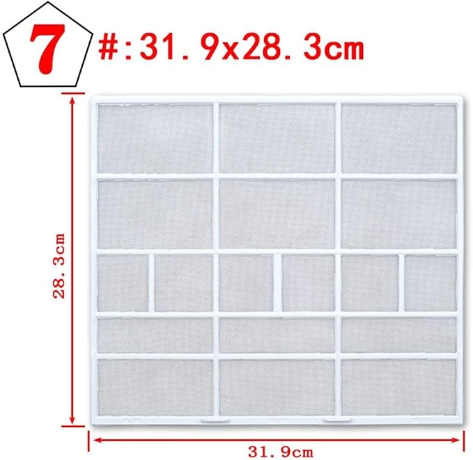 Wall Mounted Air Conditioner Dustproof Filter Cover, Plastic Indoor Unit Air - Image 4