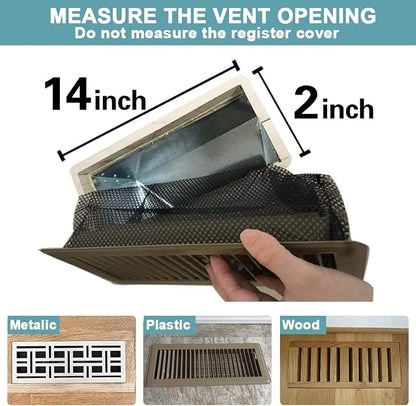 Floor Register Cover Trap, Floor Air Vent Cover Screen - Image 2