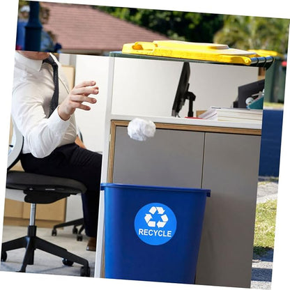 TEHAUX 8pcs Garbage Bin Sticker Waste Sorting Recycling Labels PVC Trash Can - Image 6