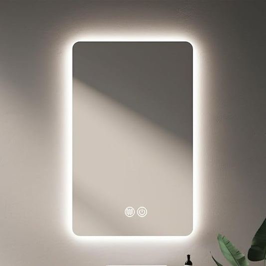 Illuminated 3 Colour LED Bathroom Mirror, Bathroom Light Mirror by Unknown