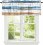 Vintage Blue Valances for Windows, 1 Panel by Unknown