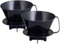 Fino Pour-Over Coffee Brewing Filter Cone, Number 4-Size, Brews 8 to 12-Cups by Fino