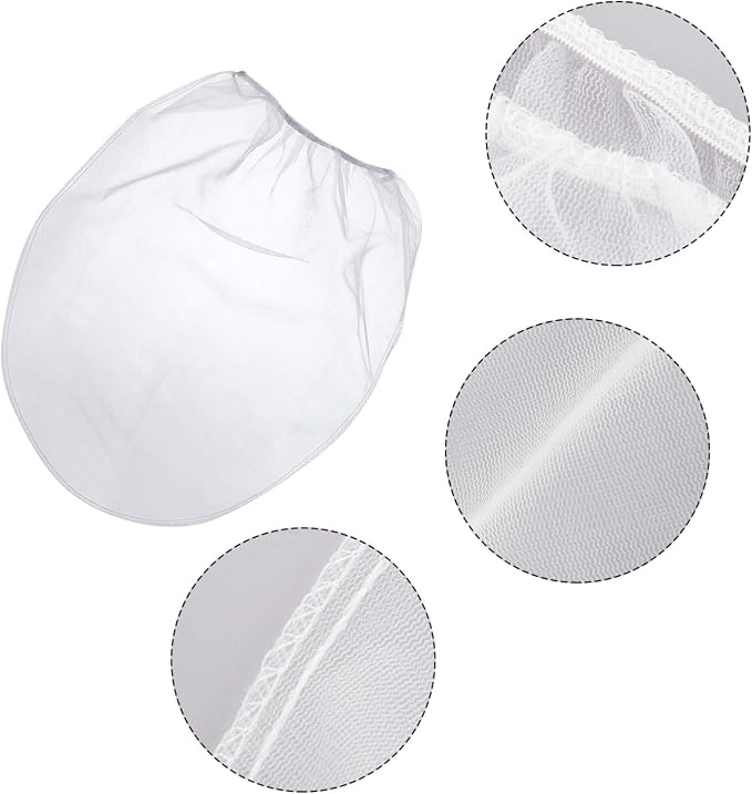 Paint Strainer Bags White Fine Mesh Filters Bag Bucket Elastic Opening Strainer - Image 4