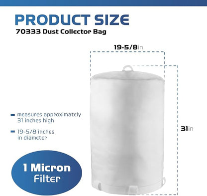 70333 Dust Collector Bag, fit for POWERTEC DC-1512, Vacuum & Dust Collector Bags - Image 2