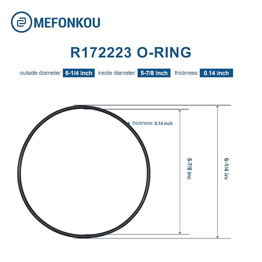R172223 Housing O-Ring for Pentair Pool Spa Filter & Leaf Trap Parts R172240 - Image 4