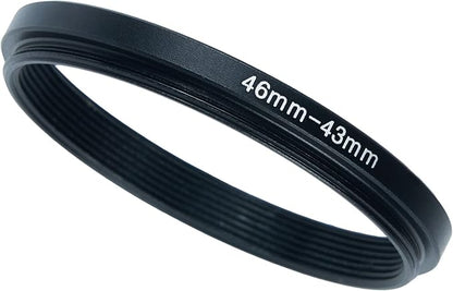 46mm to 43mm Step-Down Ring Filter Adapter by BETUYESS