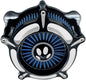 Air Filter Intake Motorcycle Turbine Cleaner Kit Cnc Cut Chrome by Unknown