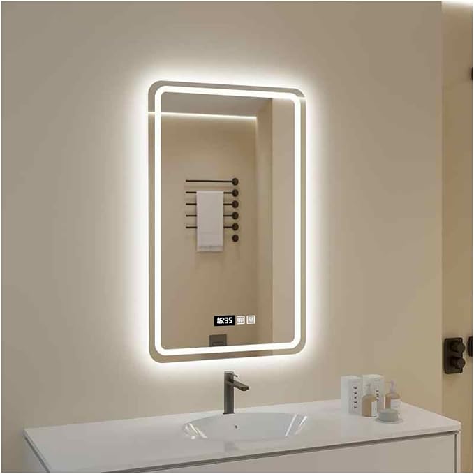 Bathroom Mirror with LED Lights，Bathroom Led Mirror ，LED Mirror by ZXCASDF