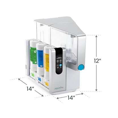 AquaTru Classic Alkaline Countertop Water Purifier | Certified 4-Stage Reverse - Image 2