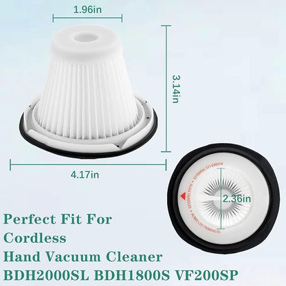 Replacement for BLACK & DECKER Hand Vacuum Filter compatible - Image 4
