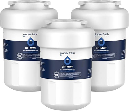 GLACIER FRESH Replacement for MWF Refrigerator Water Filters, SmartWater MWFP by GLACIERFRESH